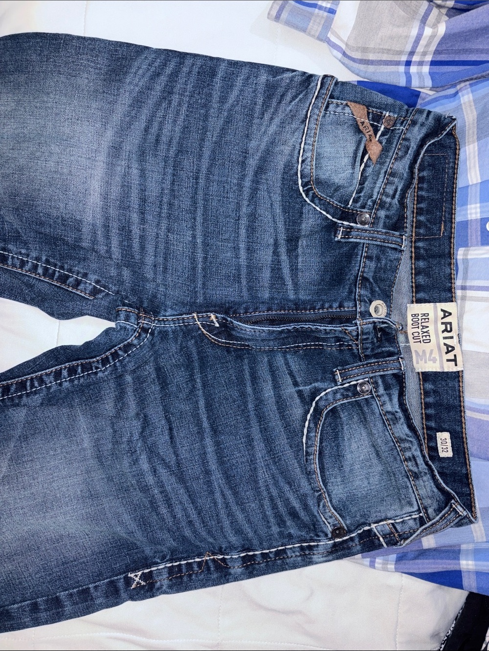 Ariat Men's Bootcut Jeans - Indigo Wash
